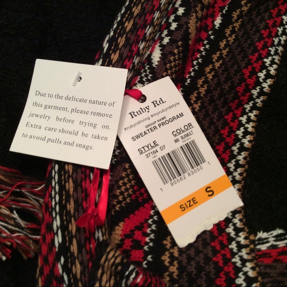 Ruby Rd Open Front Sweater Size S - Picture 2 of 8